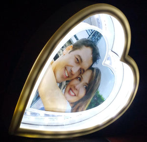 Design Your Own Heart Shape Picture Magic Mirror