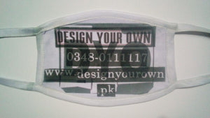 Design Your Own Customized Picture Or Name Face Mask