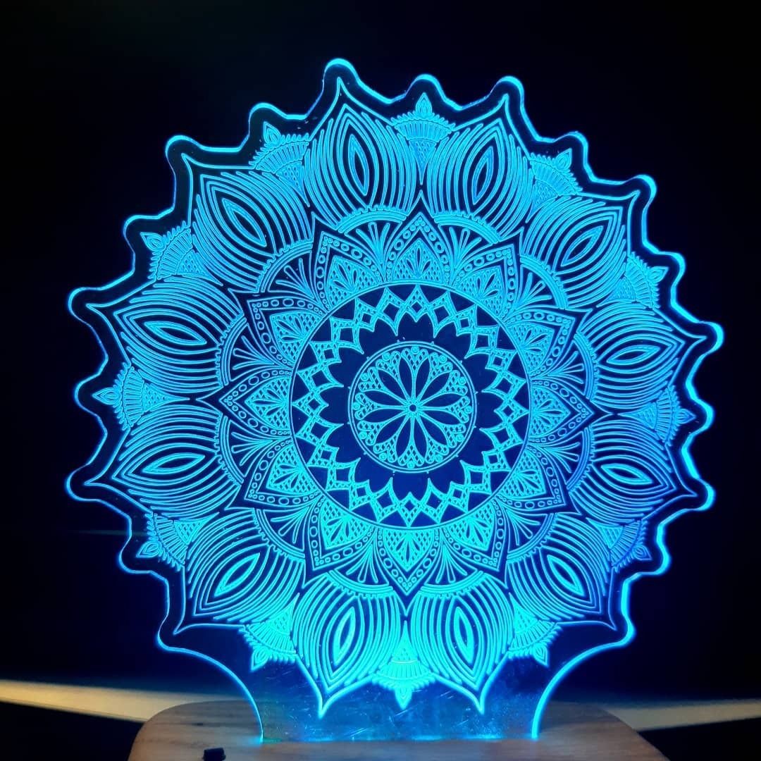 Personalized Round Shape Night Light Lamp, Beautiful Design To Gift Someone You Love.
