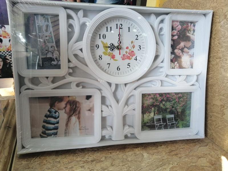 Customized Picture And Clock Frame (Design Your Own)