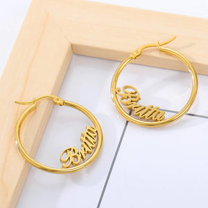 Personalized Name Earrings