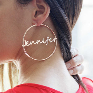 Personalized Name Earrings