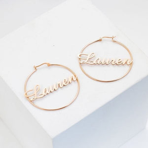 Personalized Name Earrings