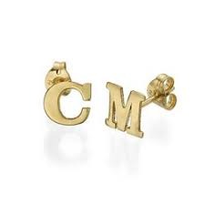 Personalized Name Earrings | Initial Earrings, Custom Letter Earrings