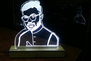 High Quality 3D Picture Engraved Lamp - No Fading, No Peeling