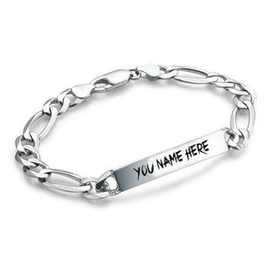 Customize Name Bracelet: (Design Your Own Artificial Black Gold Or Silver)