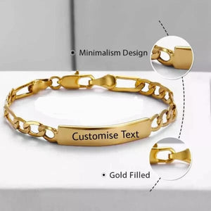 Baby Name Bar id Bracelet - Baby Gift - Personalized Gift - Custom New Born to Children First Birthday