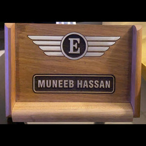 Custom Wooden Name Plate (6x4) Hanging Plaques | Wooden Nameplate For Office Or Home