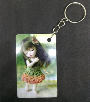 Custom PVC Printed Card Keychain With UV Coated Protective Waterproof