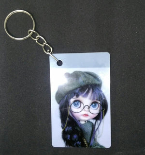 Custom PVC Printed Card Keychain With UV Coated Protective Waterproof