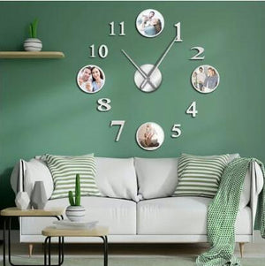 Photo Frames DIY 3D Acrylic Wall Clock