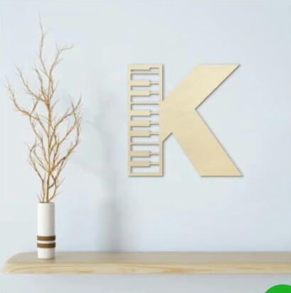 Custom Wooden Monogram