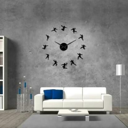 Hand Bowling DIY 3D Acrylic Wall Clock