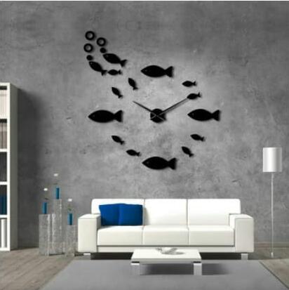 Aquarium DIY 3D Acrylic Wall Clock