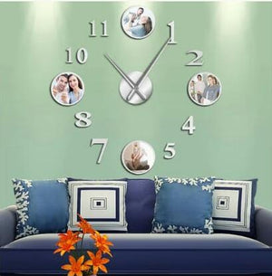 Photo Frames DIY 3D Acrylic Wall Clock