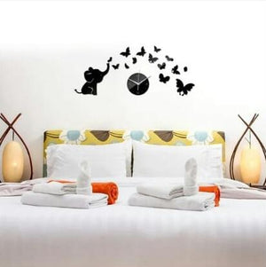 DYO Elephant Fantasy DIY 3D Acrylic Wall Clock