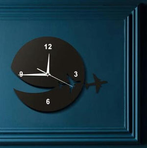 Flying Planes DIY 3D Acrylic Wall Clock