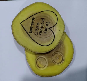 Personalized Wooden Ring Box, Customized Wedding Wooden Ring Box