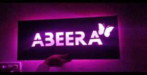 Design Your Own Customized LED Name Wall Frame