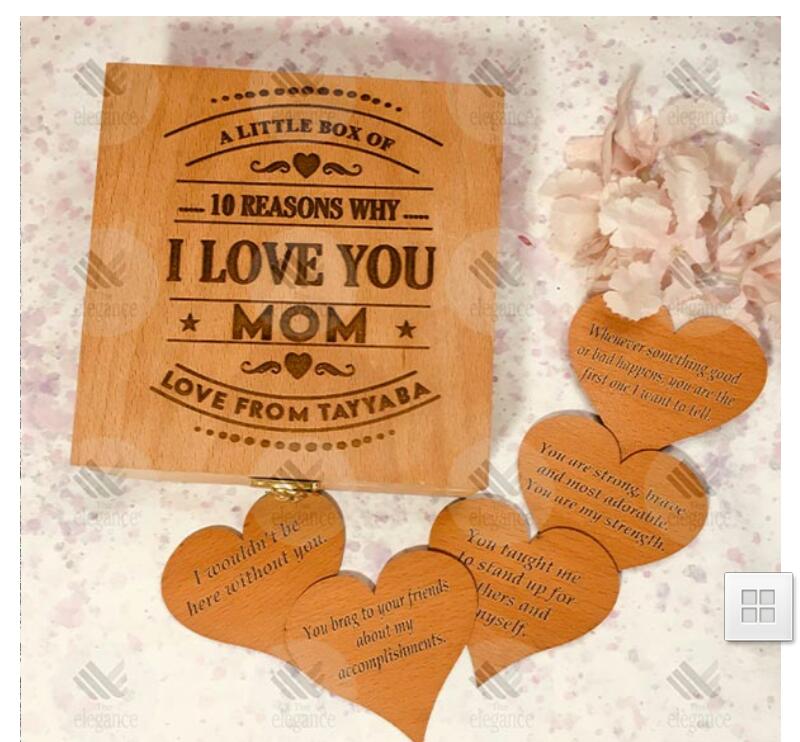 Personalized Wooden Engraved Gift Box With Personalized Hearts - 10 Reasons Why