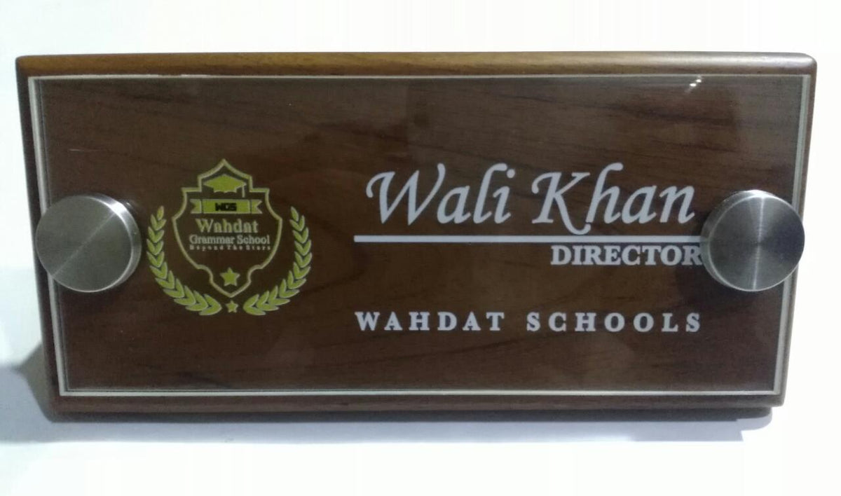 Customized Table Name Plate