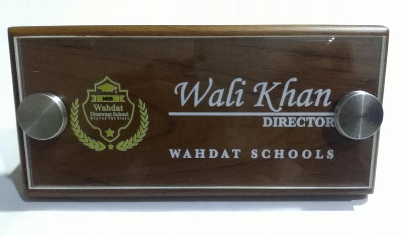 Customized Table Name Plate