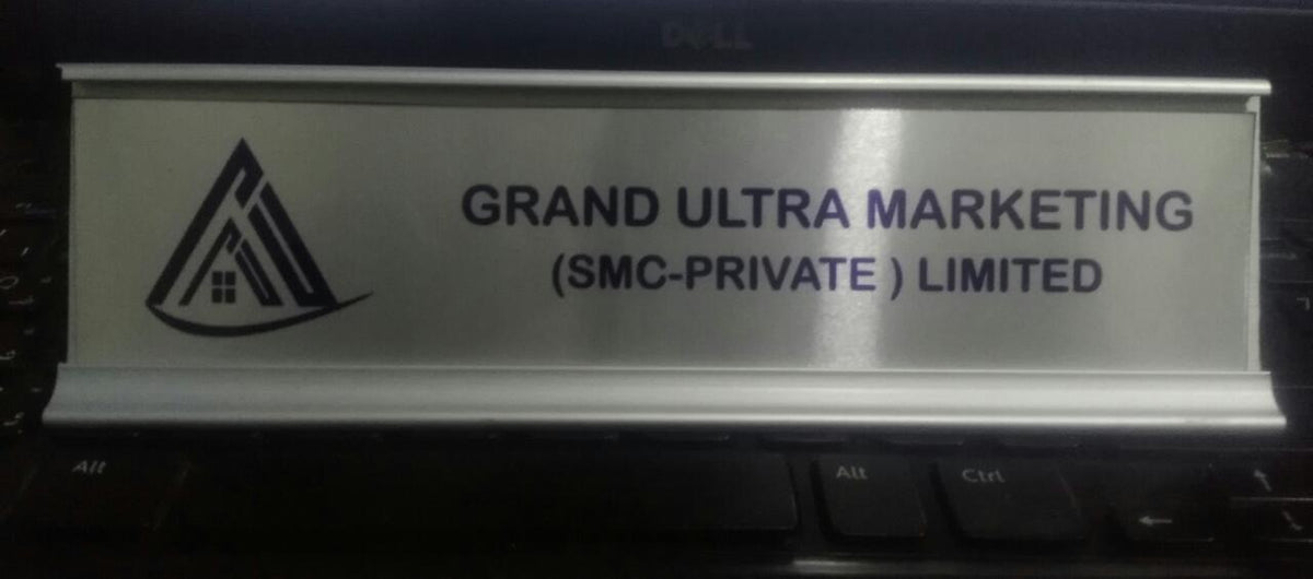Design Your Own Metal Table Name Plate