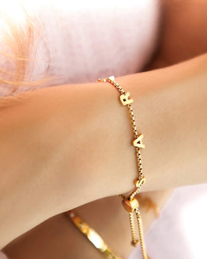 Personalized Your Own Alphabets Bracelet