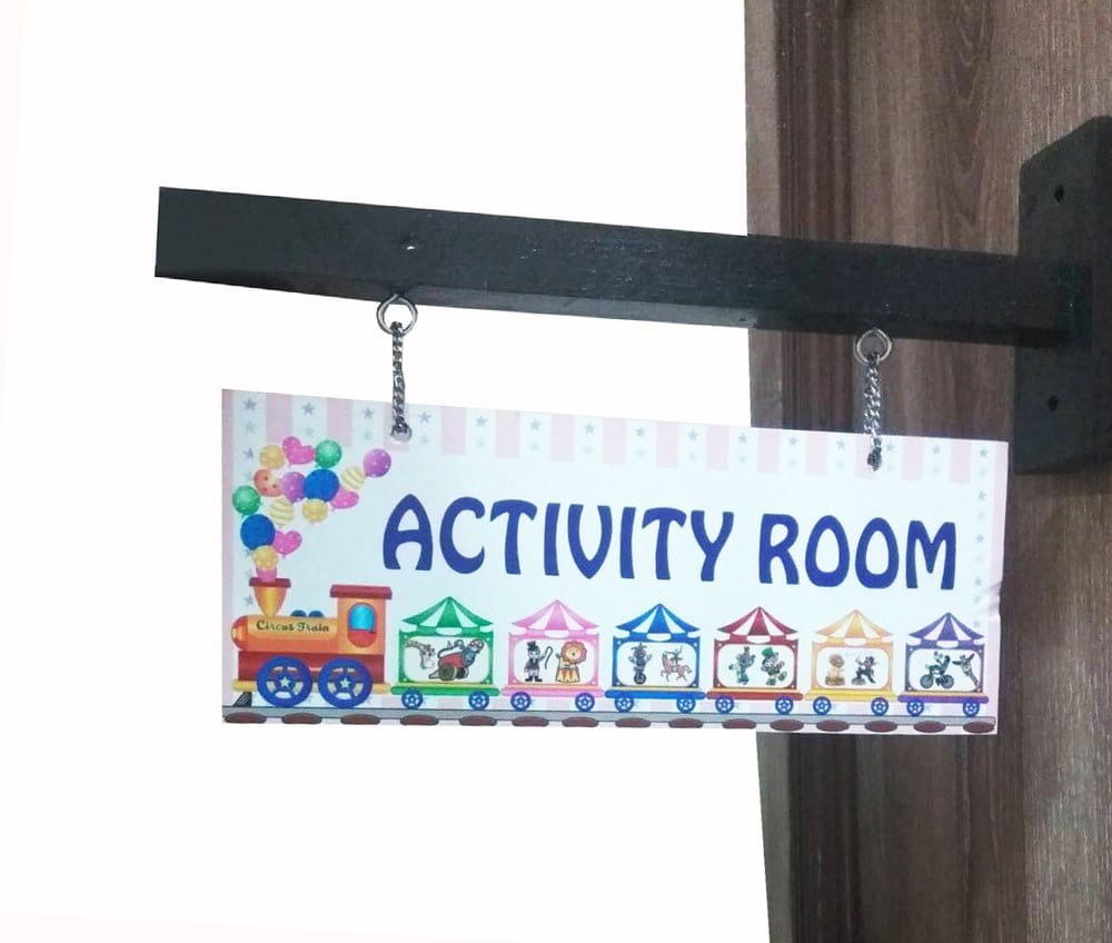 Custom Design Name Plate (12x6) - With Metal Stand