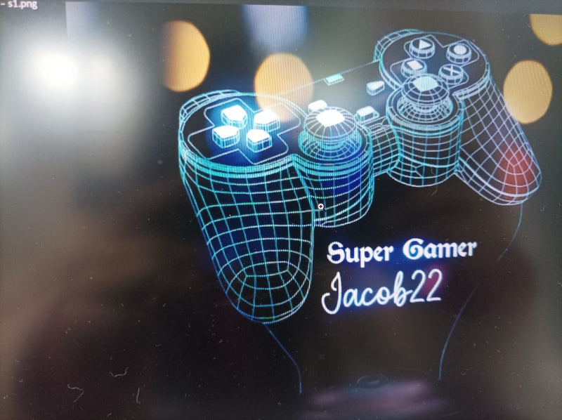 Personalized 3D Game Design LED Frame