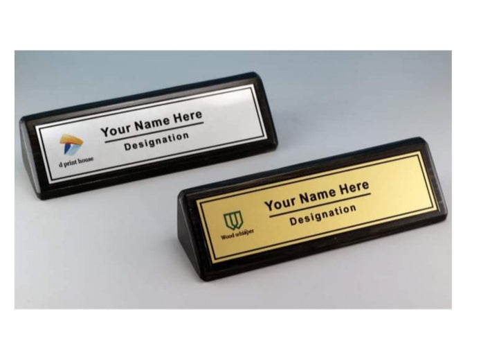 Personalized Wooden Table Name Plate