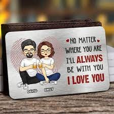 Custom Metal Acrylic Printed Wallet Card - Silver