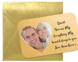 Custom Metal Acrylic Printed Wallet Card – Gold