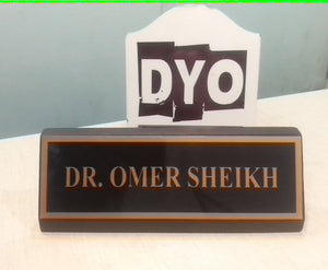Customized Table Name Plate