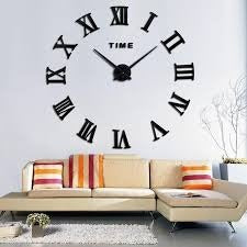 Classical 3D DIY Roman Wall Clock