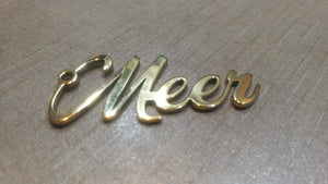 Customiseable Metal Name Keychain