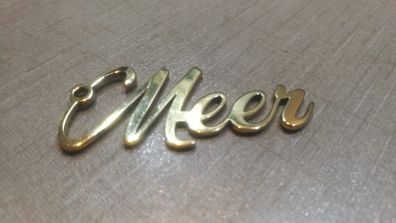 Customiseable Metal Name Keychain