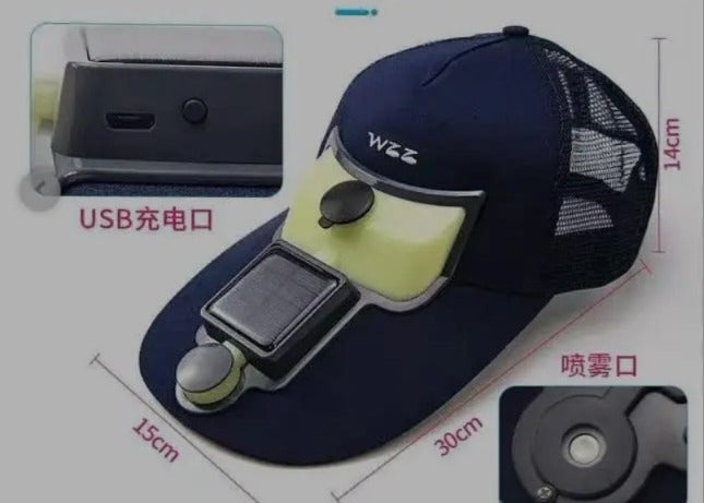 Solar Charge Air Cooler Cap For Boys And Girls - Super Cool