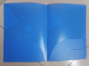 Design Your Own Customized Front And Back Printed Pocket File Folder - UV DTF 3D Printed