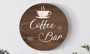 Customized Solid Wooden & Acrylic wall Hanging Sign - 14x14 inches