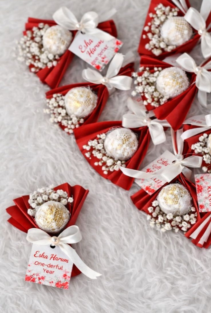 Customized Chocolates Booklets Small With Customized Greeting Card Pack of 35 Pcs