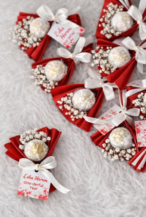 Customized Chocolates Booklets Small With Customized Greeting Card Pack of 35 Pcs