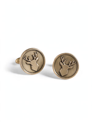 Markhor Design Cufflinks – Premium Gold & Silver Cufflinks for Men | Stylish Formal Gift