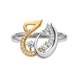 Customized Finger Rings – Two in One | Personalized Couple Ring Set