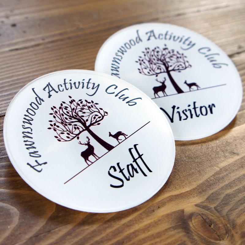 Custom UV Name Badge - Acrylic