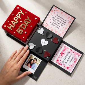 Personalized Explosion Box Gift – Handmade Love & Memories Surprise Box