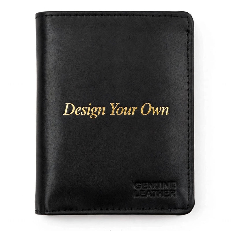 Personalized Genuine Leather Card Holder – Dark Brown Custom Name Engraved | Pakistan