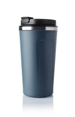 Customized Smart LED insulated Metal Flask Mug - Blue