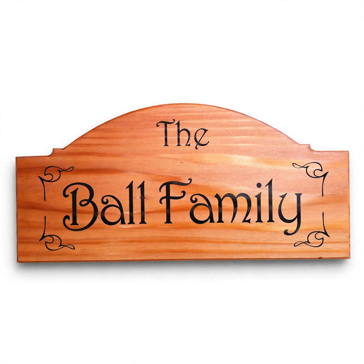 Personalized Outdoor Wooden Name Plaque – Custom Name Engraved | House Sign Pakistan