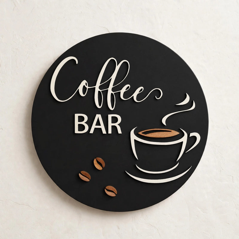 Personalized Solid Acrylic with 3D Text Wall Hanging Sign 14x14 Inches | Pakistan